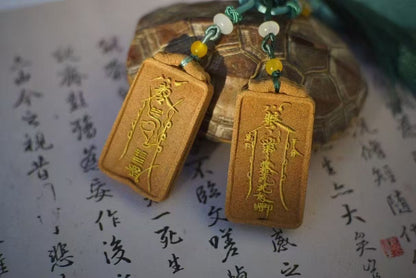 Maoshan Herbal Talisman Pendant – Ancient Charm, Daily Protection & Subtle Scent