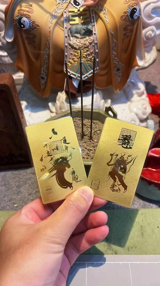 24K Pure Gold Maoshan Talisman Jewelry | Golden Protection, Enduring Fortune